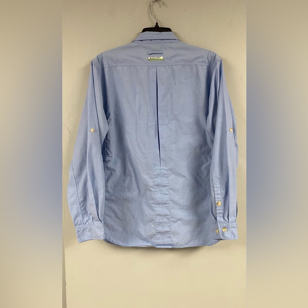 ExOfficio Womens Buzz Off Insect Shield Long Sleeve Shirt Lt Blue Size Medium - Picture 3 of 7